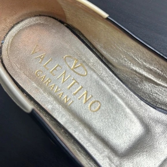 VTG Valentino Garavani Patent Leather Polka Dot Flats IT 37 US 7 - Picture 2 of 11